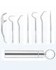 JEJDA Dental Tools, 7 in 1 Stainless Steel Teeth Cleaning Tool Kit, Stainless Steel Toothpicks Teeth Cleaning Picks Flosser for Teeth Braces Cleaning Tools Reuseable Toothpicks Oral Care view 2