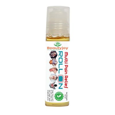 BEAUTYJOY Pain Relief Roll-On |10ml Herbal Massage Oil for Joints & Muscles |Easy-to-Use Applicator for Targeted Comfort |Infused with Essential Oils for Everyday Use |Compact & Travel-Friendly Bottle