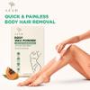 Azah Bikini Wax Powder for Women [60gm]| Painless Hair Removal in 810 Mins | Natural Wax Powder with Turmeric, ROse & Papaya | No Chemicals, No Irritation & Rashes, Ideal for Bikini, Legs & Underarms view 2