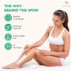 Azah Bikini Wax Powder for Women [60gm]| Painless Hair Removal in 810 Mins | Natural Wax Powder with Turmeric, ROse & Papaya | No Chemicals, No Irritation & Rashes, Ideal for Bikini, Legs & Underarms view 3