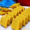 Blessing Decor Holi Delight with Kesar Kaju Katli and 3 Aromatic Herbal Colors(200 Grams Kesar Kaju Katli Pack and three natural gulal) view 3