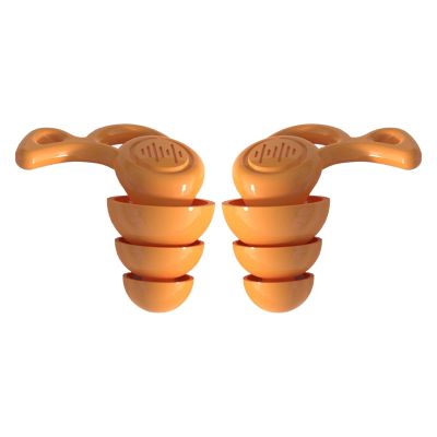 LOOM TREE Silicone Earplugs Comfortable Sleeping Ear Plugs for Noisy Places Work Study Orange | Facility Maintenance & Safety | Personal Protective Equip/Ppe | Ear Plugs & Ear Muffs | Ear Plugs