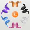 LOOM TREE Silicone Earplugs Comfortable Sleeping Ear Plugs for Noisy Places Work Study Orange | Facility Maintenance & Safety | Personal Protective Equip/Ppe | Ear Plugs & Ear Muffs | Ear Plugs view 4