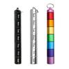CALANDIS Small Pill Case Keychain Multi Purpose Pocket Portable Weekly Pill Organizer black | Pill Boxes, Pill Cases | Health Care view 3