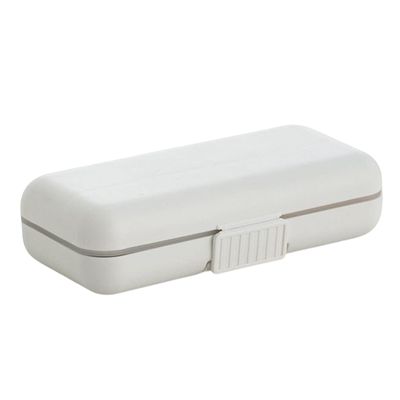 CALANDIS Dustproof Pill Organizer Double Sealing Compact for Home Outdoor Office 8 Grids | Pill Boxes, Pill Cases | Health Care