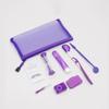 CALANDIS 8Pcs teeth Care Kit Mouth Mirror Waxing Hourglass Timer Braces Cleaning Purple | Other Health Care Supplies | Health Care view 4