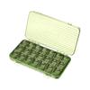CALANDIS Weekly Pill Box Organiser Daily Pill Keeper 21 Grid Container Green | Pill Boxes, Pill Cases | Health Care view 1