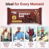 Beyond Food Energy Bars Classic Cocoa (Pack of 6) | Sugar-Free, High Protein Snack | Oats, Nuts & Superfoods | Complete Nutrition Energy Bar 3.5g Protein Per Bar | Healthy & Natural Energy Booster view 4