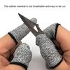 10 PCS Cut Resistant Finger Cots Protector Finger Sleeve Protectors Reusable Finger Guards Finger Covers Protection Cots for Kitchen,Work, Sculpture, Anti-Slip, Reusable,Gloves Life Extender view 2
