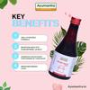 Ayumantra Heart Beat Syrup 200ml Pack of 2 | Ayurvedic Herbal Heart Health Tonic for Blood Pressure, Cholesterol & Circulation Support | Antioxidant-Rich Cardiovascular Supplement view 3