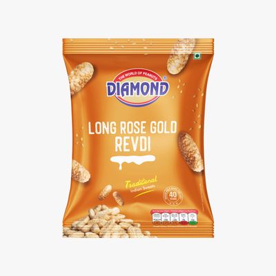 DIAMOND SING Long Revdi, Sesame Crunchy Revdi, Winter Healthy sweets, Til Rewari (180g)