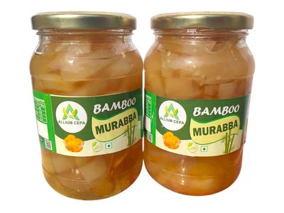 ALLIUM 100% Pure Bamboo Murabba with Raw Forest Honey,Rich in nutrients, Boost Digestive Health,Bans ka Murabba (900 gm)
