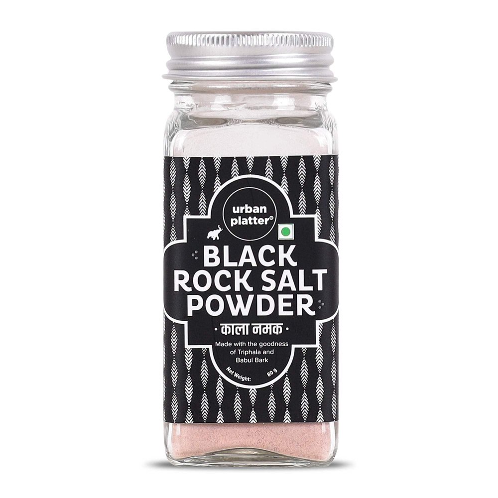 Urban Platter Black Salt, 80g [Kala Namak | with Goodness of Triphala | Tradition in a Pinch]