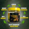 40 Days Brand's Yogis Ayurveda Energy Herbal Shilajit Tea With High Strength Shilajit, Ashwagandha & 12 Herbs. Loose Tea Leaves And Herbs 100g. Reduces Tiredness, Fatigue & Stress. Muscle Recovery. Delicious Blend view 2