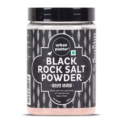 Urban Platter Black Salt, 400g [Kala Namak | with Goodness of Triphala | Tradition in a Pinch]