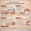 CRUXFAB HIJAMA Cupping Kit 12 Pcs Vacuum Cupping Set for Health Care Portable Body Relaxation Massage and Manual Therapy Cups for Pain Relief Magnetic Traditional Chinese Therapy Cupping view 4