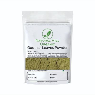 Natural Hill Organic gudmar powder-150g-Authentic Ayurvedic Herb for Daily Wellness-Natural-No presevative-  