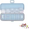 Clickswift Portable Medicine Storage Container with 7 Compartments for Home Office First Aid Pack,Pocket or Purse Pill Box, Pill Container for Vitamin/Fish Oils/Supplement 1Psc (Multicolour) view 1