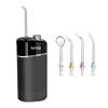 ROOT 32 Portable Water Flosser for Dental Care 3 Cleaning Modes, IPX7 Waterproof |Black, 4 Nozzles view 1