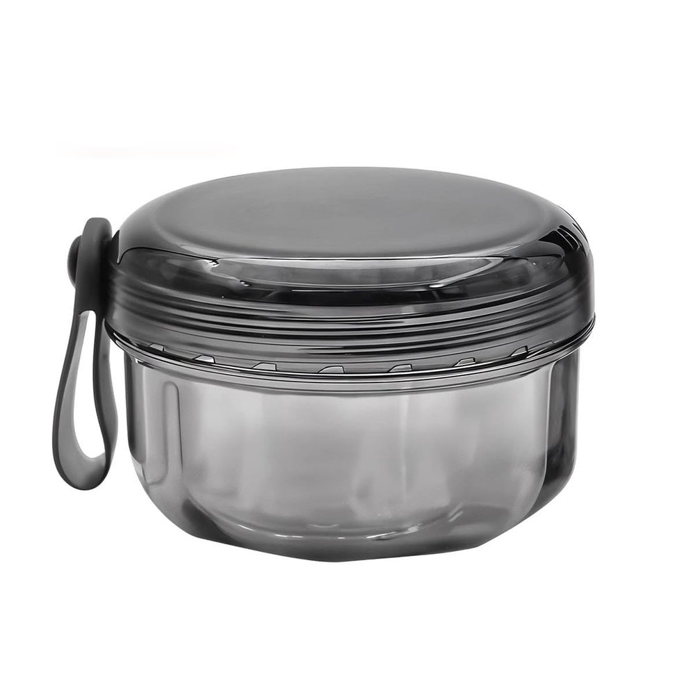HANNEA Denture Case, Denture Bath Case Cup Box Holder, Leak Proof Denture Cups for Soaking Dentures, Denture Bath Case Travel Retainer Cleaning Container Case for Aligner, Denture, Mouth Guard