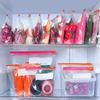 MOBDESK 20 Pink Zip Lock Bag | Bags for Storage | Freezer Clear Bags | Multi-Purpose Storage Slider Bags | Food Storage Bag | Transparent Stationery Pouch | Reusable Ziplock Pouch view 4