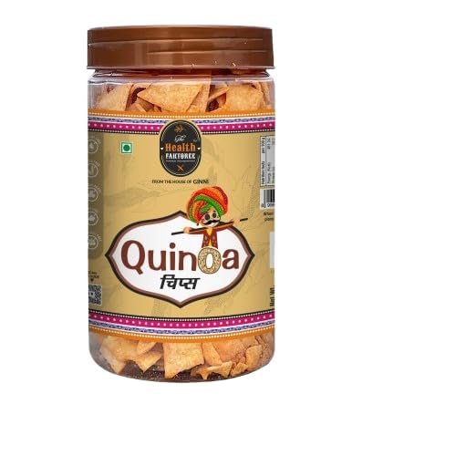 The Health Faktoree Ginni Food Quinoa Chips 125 g | Crunchy Healthy Snacks | High Protein and Fiber Rich Good For Diet | Good For Kids