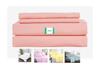 BASEMENT TO ATTIC DECOR Solid Plain 100% Cotton Bedsheet with Pillow Covers |Soft and Breathable bedsheets | Plane Bedsheet for Hotel, Guest House and Hospitals (Orange, Super Queen-90100") view 2