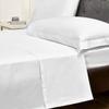 BASEMENT TO ATTIC DECOR Solid Plain 100% Cotton Bedsheet with Pillow Covers |Soft and Breathable bedsheets | Plane Bedsheet for Hotel, Guest House and Hospitals (White, Queen- 90"90") view 1