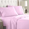 BASEMENT TO ATTIC DECOR Solid Plain 100% Cotton Bedsheet with Pillow Covers |Soft and Breathable bedsheets | Plane Bedsheet for Hotel, Guest House and Hospitals (Pink, Queen- 90"90") view 2