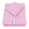 BASEMENT TO ATTIC DECOR Solid Plain 100% Cotton Bedsheet with Pillow Covers |Soft and Breathable bedsheets | Plane Bedsheet for Hotel, Guest House and Hospitals (Pink, Double - 82"84") view 2