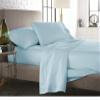 BASEMENT TO ATTIC DECOR Solid Plain 100% Cotton Bedsheet with Pillow Covers |Soft and Breathable bedsheets | Plane Bedsheet for Hotel, Guest House and Hospitals (Blue, Queen- 90"90") view 1