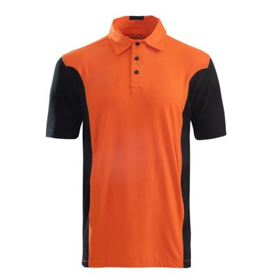 Axiology Bamboo and Tencel Lyocell Polo Shirt for Men (Pack of1) Orange XS