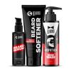 Beard Serum 50ml,Beard Softener 50g & GodFather Beard Wash 100ml (Set of 3) | Ultimate Beard Growth & Softening Kit for Men - Beard Serum, Beard Conditioner, and Beard Shampoo for Nourished, Shiny & Healthy Beard - All-in-One Grooming Kit for Men view 1
