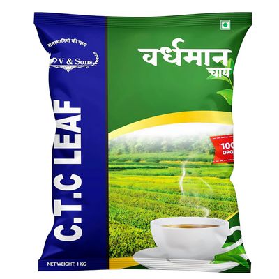 VIRDHICHAND AND SONS Premium Tea chaipatti 250grm | Strong Assam Tea Leaves | Natural Loose Tea for Indian Chai | Masala Chai Powder | Tea Combo Pack | Quality Tea (250grm)