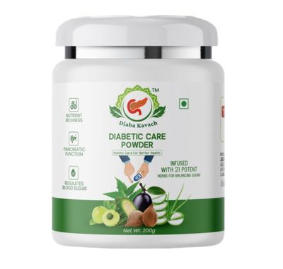 JBS AYURVEDA Diaba Care Karela Jamun Neem Powder 200g (Model 08)