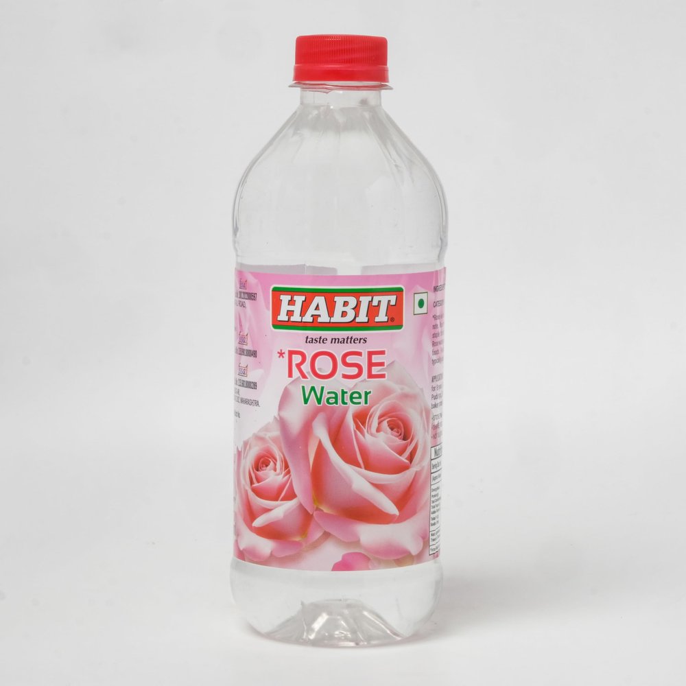 HABIT Rose Water - 500ml (Pack of 3)| Gulab Jal | Rose Extract | Floral Aroma | Ideal for Biryani, Gulab Jamun, Ice Cream, Puddings, Mocktails, and More | Versatile Pantry Staple
