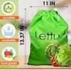 Fruit & Vagitable Fresh Reusable Produce Bags - Bananas Fresh Produce Bags for Fridge Lettuce Bag - Banana Holder Fresh Fruit and Vegetable Storage Bags (4) view 4