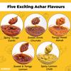 Acharooz Homemade Pickles Trial Pack (5 Sachets, 100g Each) | Haldi Adrak, Amla Chunda, Spicy Tangy Garlic, Tangy Lemon, Spicy Lemon Chilli Pickle view 4