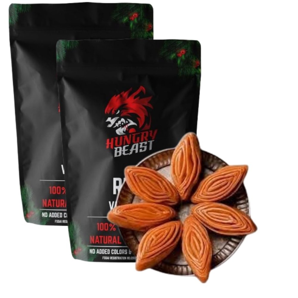 Fresh and Home Made Kakinada Madatha Kaja | khaja Gaon Sweet | | Kaja | Indian authentic - 1000 Grams (Pack of 2)