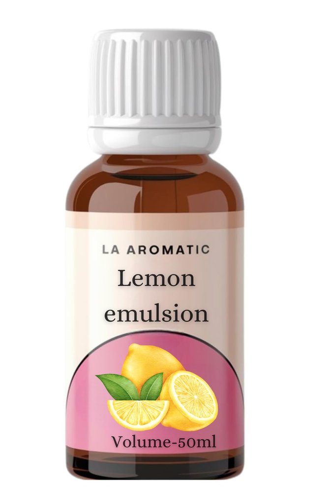 La Aromatic 3 in1 Lemon Flavour Baking Emulsion (Colour,Essence & Taste)/Perfect Baking Flavours-50ml