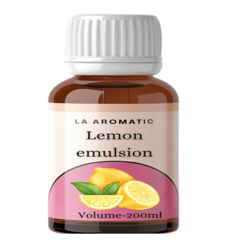 La Aromatic 3 in1 Lemon Flavour Baking Emulsion (Colour,Essence & Taste)/Perfect Baking Flavours-200ml