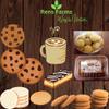 Rens Farms Baked Delight Hand-Rolled Chocolate Cream Cookies | Premium Artisanal Cookies | No Preservatives | Freshly Baked | Crunchy & Chewy |Classic chocolate Cream premium Cookie Treat (250g) (Pack of 1) view 4