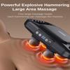 4 Heads Deep Tissue Massage Gun, Percussion Massager Gun with 20 Levels speed and 9 Modes, Electric Massage Tool for Back, Neck, Legs, Relief view 4