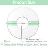 20pcs Self Adhesive Patches Compatible With FreeStyle Libre 3 Sensor, Breathable Waterproof Sensor Covers Patch Stickers Pad, Sensor Sticker Fix The Sensor On The Arm (Transparent) view 2