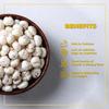 Apan Makhana - Premium Foxnuts | Hand-Picked, Gluten-Free, Calcium-Rich & High-Fiber Healthy Snack | Nutrient-Rich Phool Makhana with 12 Vital Nutrients | Naturally Fat-Free, High-Protein Dry Fruit | Large, Crunchy & Hygienically Packed | Ideal for F view 3