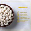 Apan Makhana - The Taste of Mithilaa Foxnuts - 1 KG | Makhana | Hand Picked | Gluten Free, Calcium Rich & High in Fiber | Healthy Snack | Nutrient-Rich Healthy Dry Fruit | Pack of 4x250 Gram Each view 3