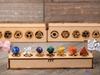 7 Chakra Sacred Geometry Set Platonic Solids Shungite Gemstone Crystal Geometry Set 7 Pcs Geometry Beautiful Gift with Wooden Box 15-20MM view 3