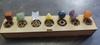 7 Chakra Sacred Geometry Set Platonic Solids Shungite Gemstone Crystal Geometry Set 7 Pcs Geometry Beautiful Gift with Wooden Box 15-20MM view 4