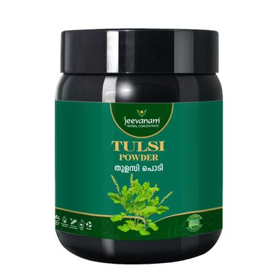 Jeevanam Herbal Concentrate Tulsi Powder  100% Pure & Natural | 200gm || Ayurvedic Powder || Boost Immunity, Metabolism || For Men & Women