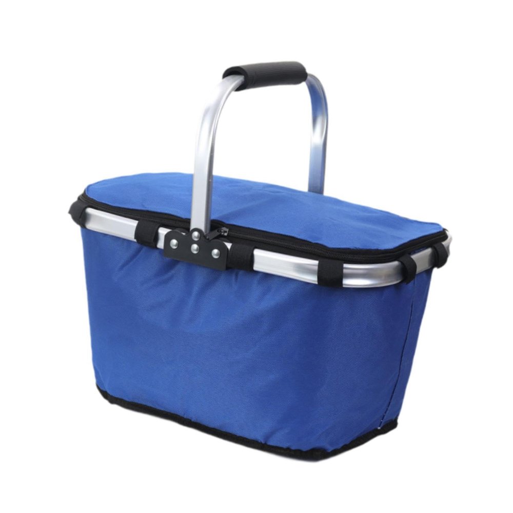 Enakshi (LABEL) Creations Insulation Bag Lightweight Handheld Picnic Basket for Fishing Camping Travel Blue|Kitchen Dining & Bar|Kitchen Storage & Organization|Lunch Containers